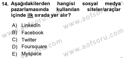 Seyahat Acentacılığı ve Tur Operatörlüğü Dersi 2017 - 2018 Yılı 3 Ders Sınav Soruları 14. Soru