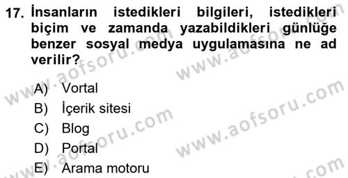Seyahat Acentacılığı ve Tur Operatörlüğü Dersi 2018 - 2019 Yılı 3 Ders Sınav Soruları 17. Soru