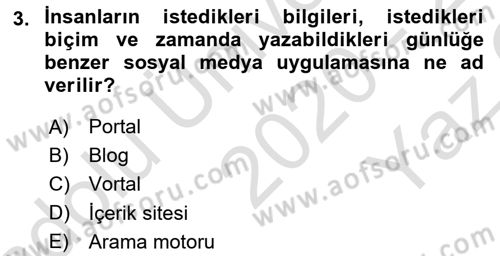 Seyahat Acentacılığı ve Tur Operatörlüğü Dersi 2020 - 2021 Yılı Yaz Okulu Sınav Soruları 3. Soru