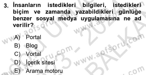 Seyahat Acentacılığı ve Tur Operatörlüğü Dersi 2023 - 2024 Yılı (Final) Dönem Sonu Sınav Soruları 3. Soru