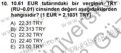 Bilet Satış Dersi 2012 - 2013 Yılı (Vize) Ara Sınav Soruları 10. Soru