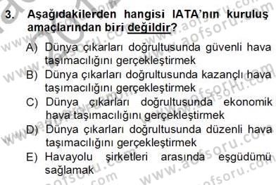 Bilet Satış Dersi 2012 - 2013 Yılı (Vize) Ara Sınav Soruları 3. Soru