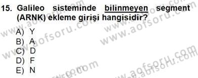 Bilet Satış Dersi 2012 - 2013 Yılı (Final) Dönem Sonu Sınavı 15. Soru