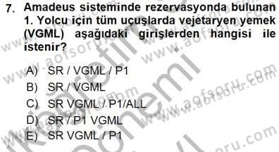 Bilet Satış Dersi 2015 - 2016 Yılı (Final) Dönem Sonu Sınav Soruları 7. Soru