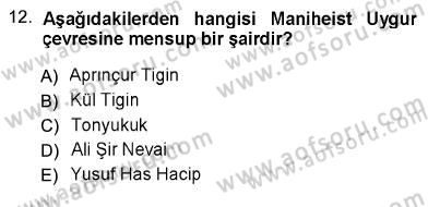 Türk Dili 1 Dersi 2012 - 2013 Yılı (Vize) Ara Sınav Soruları 12. Soru