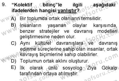 Türk Dili 1 Dersi 2012 - 2013 Yılı (Vize) Ara Sınav Soruları 9. Soru