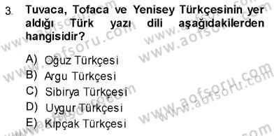 Türk Dili 1 Dersi 2013 - 2014 Yılı (Vize) Ara Sınav Soruları 3. Soru