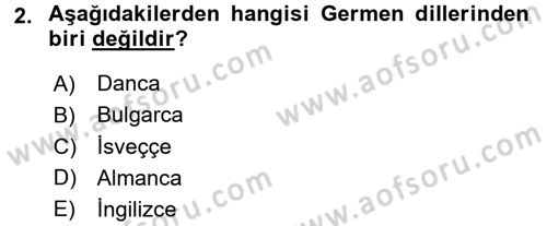 Türk Dili 1 Dersi 2016 - 2017 Yılı (Vize) Ara Sınav Soruları 2. Soru