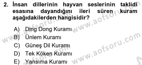 Türk Dili 1 Dersi 2017 - 2018 Yılı (Vize) Ara Sınav Soruları 2. Soru