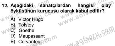 Türkçe Yazılı Anlatım Dersi 2012 - 2013 Yılı (Vize) Ara Sınav Soruları 12. Soru