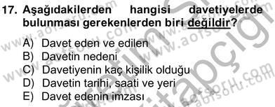 Türkçe Yazılı Anlatım Dersi 2012 - 2013 Yılı (Vize) Ara Sınav Soruları 17. Soru