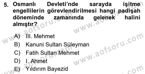 Türk İşaret Dili Dersi 2022 - 2023 Yılı Yaz Okulu Sınav Soruları 5. Soru
