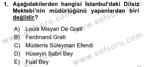 Türk İşaret Dili Dersi 2024 - 2025 Yılı (Final) Dönem Sonu Sınav Soruları 1. Soru
