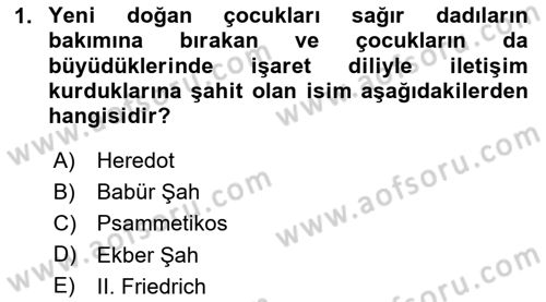 Türk İşaret Dili Dersi 2025 - 2026 Yılı (Final) Dönem Sonu Sınav Soruları 1. Soru