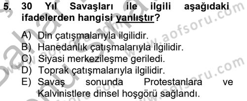 Uluslararası İlişkilere Giriş Dersi 2014 - 2015 Yılı (Final) Dönem Sonu Sınav Soruları 5. Soru