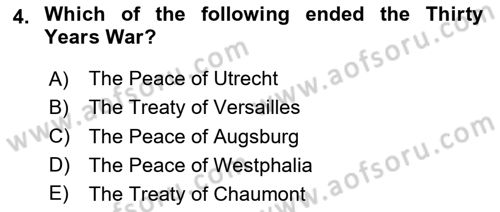 Introduction to International Relations Dersi 2023 - 2024 Yılı Yaz Okulu Sınav Soruları 4. Soru