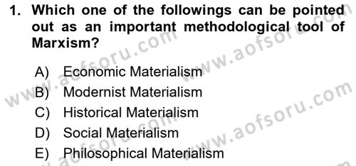 Political Science Dersi 2023 - 2024 Yılı (Vize) Ara Sınav Soruları 1. Soru