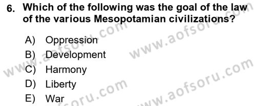 Political Science Dersi 2025 - 2026 Yılı (Vize) Ara Sınav Soruları 6. Soru