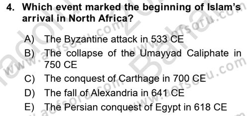 Contemporary World Civilizations Dersi 2025 - 2026 Yılı (Vize) Ara Sınav Soruları 4. Soru