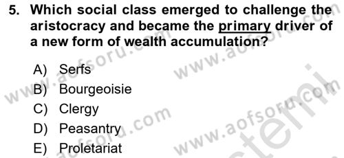 International Politics Dersi 2025 - 2026 Yılı (Vize) Ara Sınav Soruları 5. Soru