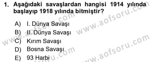 Uluslararası Politika 1 Dersi 2025 - 2026 Yılı (Vize) Ara Sınav Soruları 1. Soru