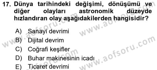 Uluslararası Politika 2 Dersi 2016 - 2017 Yılı (Final) Dönem Sonu Sınav Soruları 17. Soru