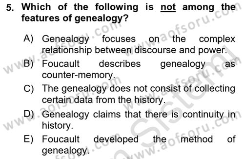 Theories Of International Relations 2 Dersi Ara Sınavı Deneme Sınav Soruları 5. Soru