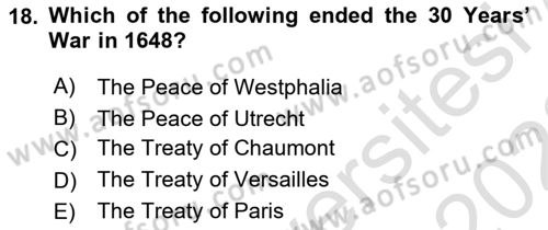 International Organization And Global Governance Dersi 2022 - 2023 Yılı (Vize) Ara Sınav Soruları 18. Soru
