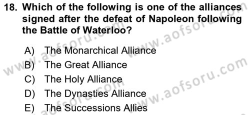 International Organization And Global Governance Dersi 2024 - 2025 Yılı (Vize) Ara Sınav Soruları 18. Soru