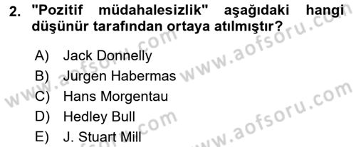 İnsan Hakları ve Demokratikleşme Süreci Dersi 2023 - 2024 Yılı Yaz Okulu Sınav Soruları 2. Soru