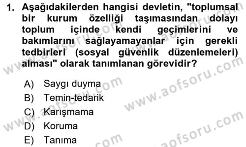 İnsan Hakları ve Demokratikleşme Süreci Dersi 2025 - 2026 Yılı (Vize) Ara Sınav Soruları 1. Soru