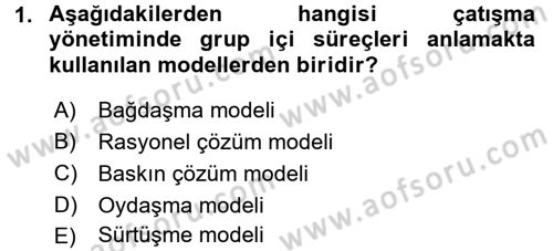 Diş Politika Analizi Dersi 2017 - 2018 Yılı 3 Ders Sınav Soruları 1. Soru