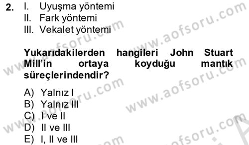 Karşılaştırmalı Siyasal Sistemler Dersi 2013 - 2014 Yılı Tek Ders Sınav Soruları 2. Soru