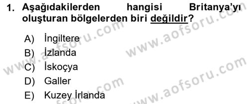 Karşılaştırmalı Siyasal Sistemler Dersi 2022 - 2023 Yılı (Final) Dönem Sonu Sınavı 1. Soru