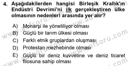 Karşılaştırmalı Siyasal Sistemler Dersi 2023 - 2024 Yılı (Final) Dönem Sonu Sınav Soruları 4. Soru