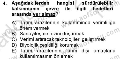 Uluslararası Politik Ekonomi Dersi 2014 - 2015 Yılı Tek Ders Sınav Soruları 4. Soru
