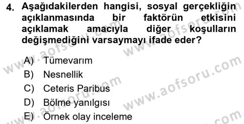 Uluslararası Politik Ekonomi Dersi 2017 - 2018 Yılı (Vize) Ara Sınav Soruları 4. Soru