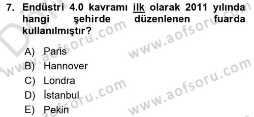 Uluslararası Politik Ekonomi Dersi 2024 - 2025 Yılı (Final) Dönem Sonu Sınav Soruları 7. Soru