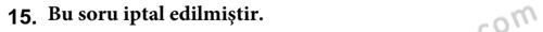 Türk Dış Politikası 1 Dersi 2022 - 2023 Yılı (Vize) Ara Sınav Soruları 15. Soru