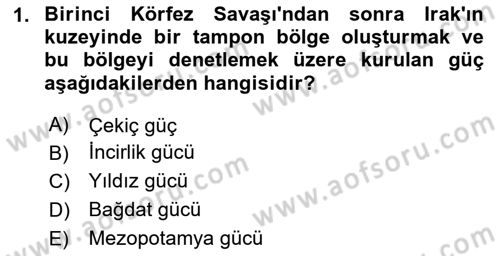 Türk Dış Politikası 2 Dersi 2023 - 2024 Yılı Yaz Okulu Sınav Soruları 1. Soru