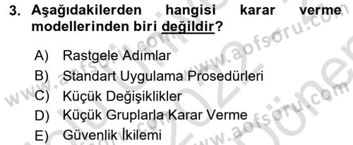 Uluslararası İlişkiler Kuramları 1 Dersi 2022 - 2023 Yılı (Final) Dönem Sonu Sınav Soruları 3. Soru