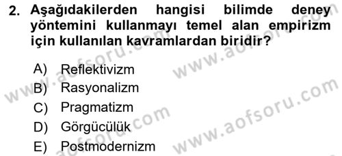 Uluslararası İlişkiler Kuramları 1 Dersi 2024 - 2025 Yılı (Final) Dönem Sonu Sınav Soruları 2. Soru
