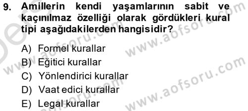 Uluslararası İlişkiler Kuramları 2 Dersi 2013 - 2014 Yılı Tek Ders Sınav Soruları 9. Soru