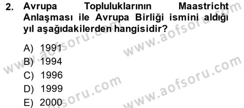 Uluslararası İlişkiler Kuramları 2 Dersi 2014 - 2015 Yılı (Vize) Ara Sınav Soruları 2. Soru