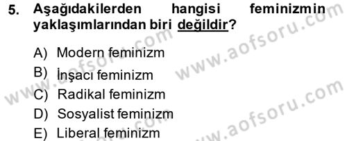 Uluslararası İlişkiler Kuramları 2 Dersi 2014 - 2015 Yılı (Final) Dönem Sonu Sınav Soruları 5. Soru