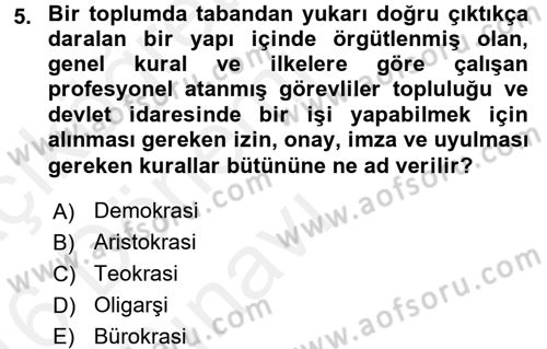 Uluslararası İlişkiler Kuramları 2 Dersi 2015 - 2016 Yılı Tek Ders Sınav Soruları 5. Soru