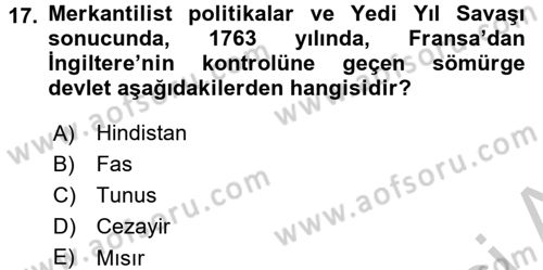 Uluslararası İlişkiler Kuramları 2 Dersi 2016 - 2017 Yılı 3 Ders Sınav Soruları 17. Soru