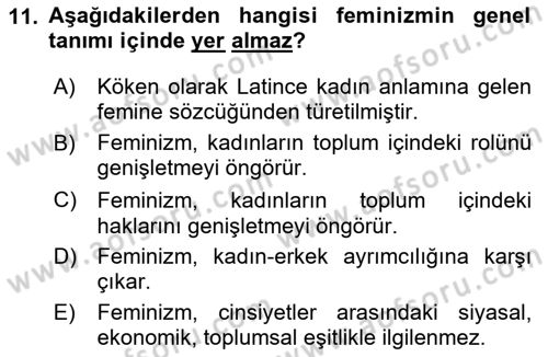 Uluslararası İlişkiler Kuramları 2 Dersi 2020 - 2021 Yılı Yaz Okulu Sınav Soruları 11. Soru