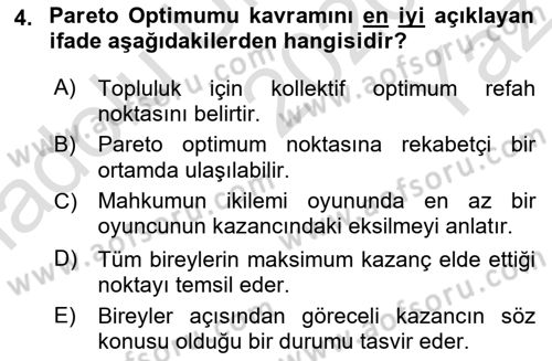 Uluslararası İlişkiler Kuramları 2 Dersi 2020 - 2021 Yılı Yaz Okulu Sınav Soruları 4. Soru