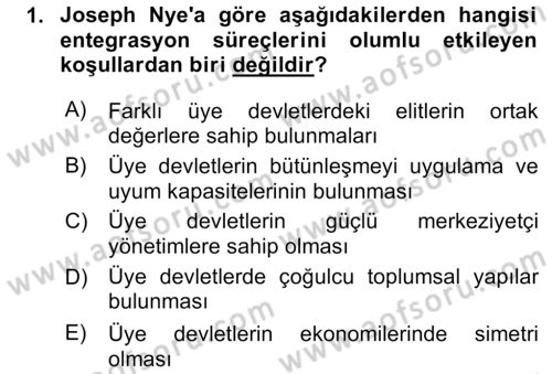 Uluslararası İlişkiler Kuramları 2 Dersi 2023 - 2024 Yılı (Vize) Ara Sınav Soruları 1. Soru